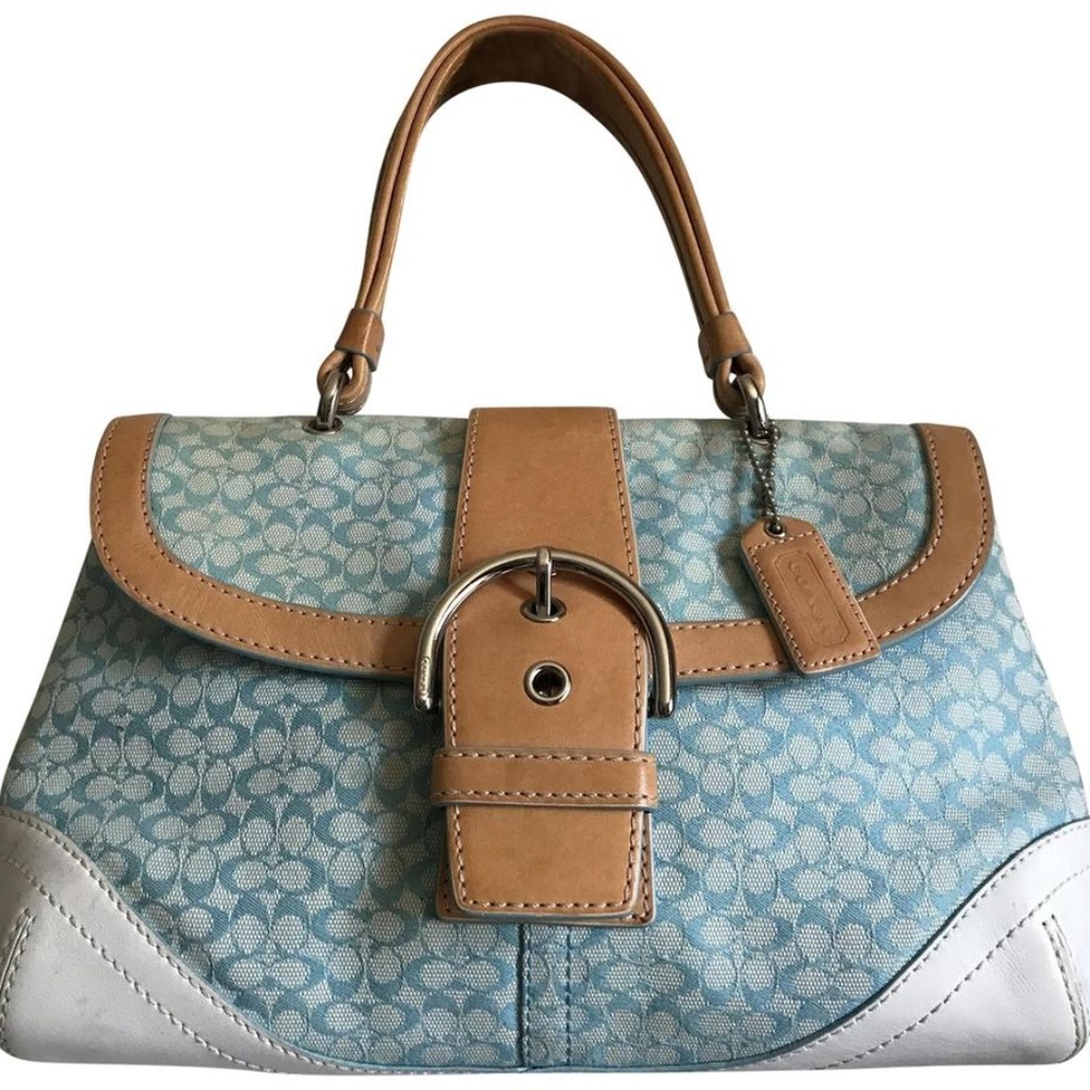 Coach Colored Fabric Handbag